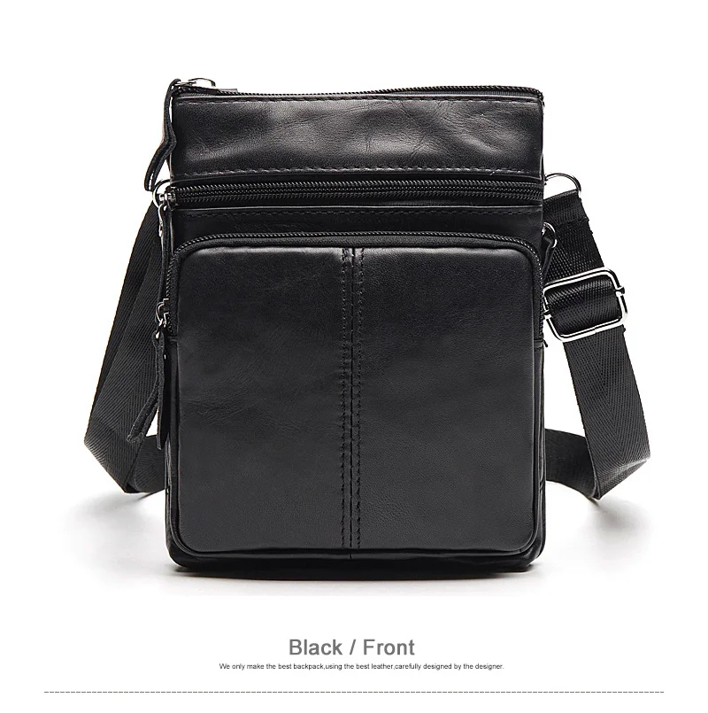 Vintage Cross Body Umhängetasche Für Männer Schulter Echtes Leder Tasche Messenger Handtasche Aktentasche Männlich Schwarz Sac EIN Haupt Bolsas 2020 – Detail 12