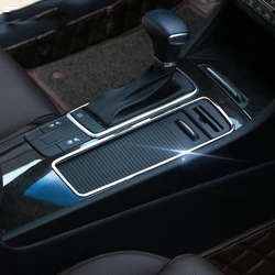 Modification Front Cup Holder Bright Frame Modification Special Gear Storage Decoration Sequin Sticker For Kia For K5 2016-2019