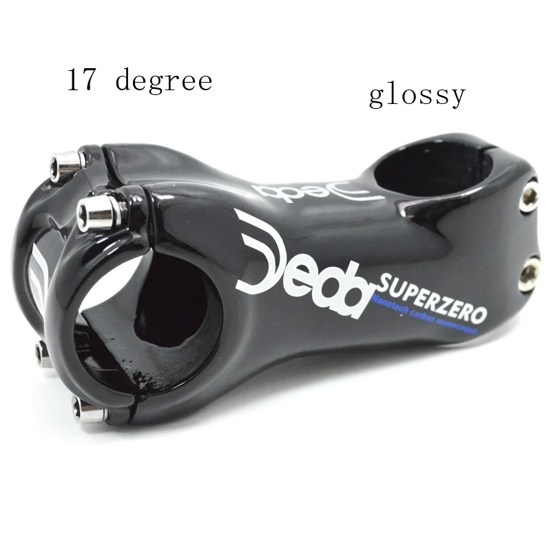 DEDA carbon road bicycle stem EDA road bike MTB cycling parts stem 31.8 * 70/80/90/100/110/120/130mm angle 6 17 degree