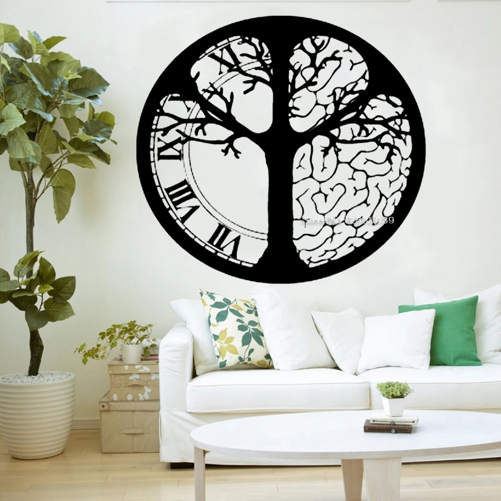 Tree of life Time Wall Sticker For Living Room Home Decoration Decal  Tree Branches Roots Yoga Studio Decor Wall Murals LC1178