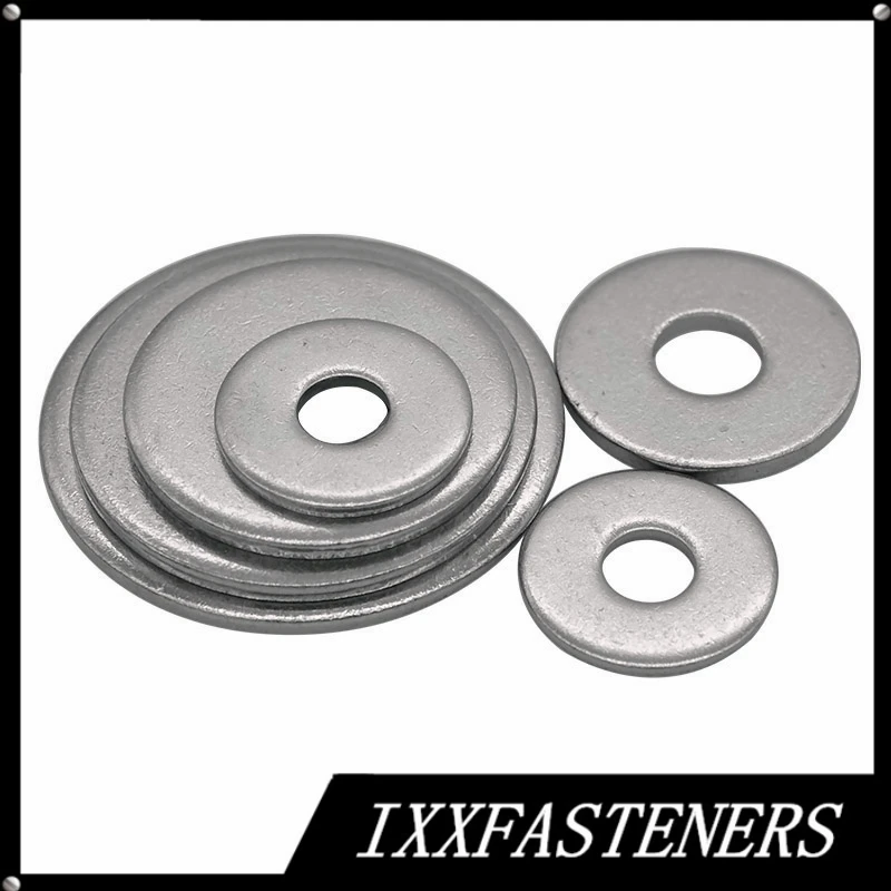 

M2.5 M3 M3.5 M4 M5 M6 M8 M10 DIN9021 304 A2-70 Stainless Steel Large Size Flat Washer