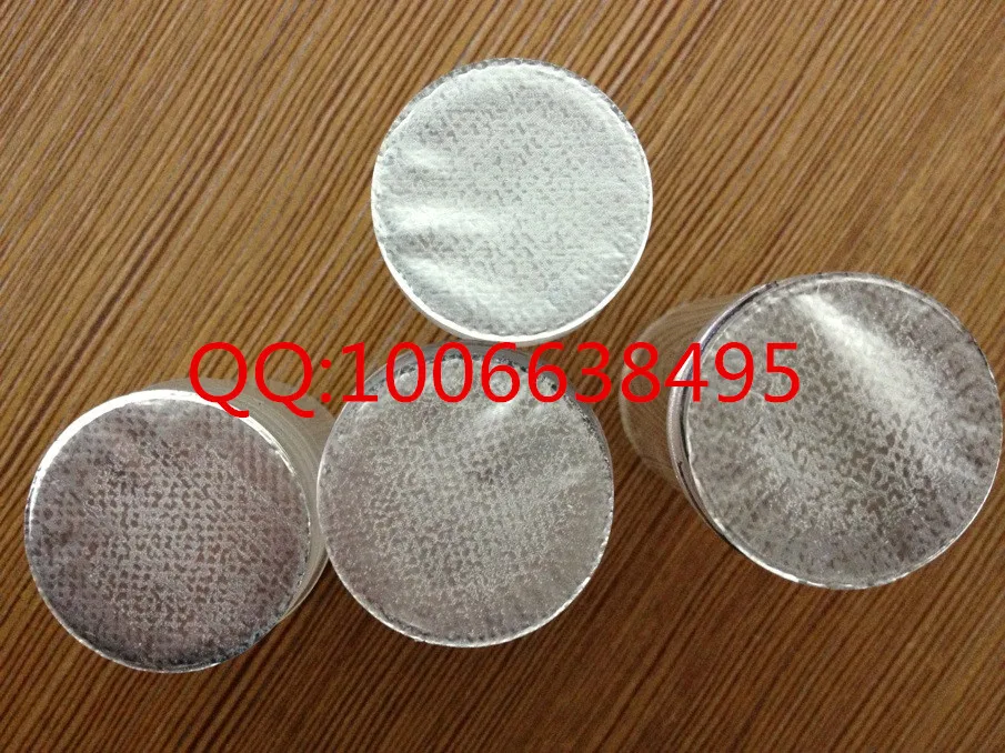 Acrylic sheet acrylic bottle aluminum foil sealing aluminum foil sealing sheet of aluminum foil induction sealing film