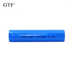 1pcs/lot 14650 battery 1100mah 3.7V Li-ion battery rechargeable battery with flat top