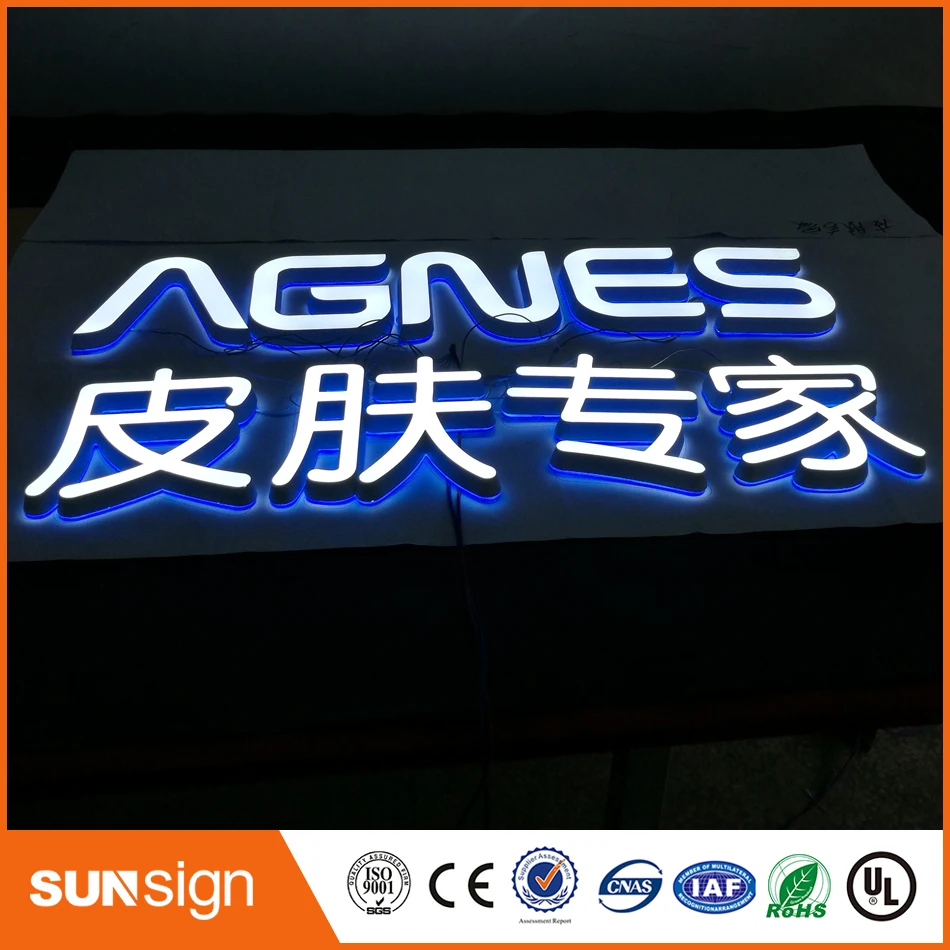 Custom Factory Outlet Indoor Mini Acryl Led Verlichte Letters
