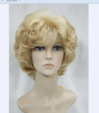 green frog Cheveux men Cabelo Women's Short Brown Blonde Lady curls Fiber hair wig Cosplay Medium Perucas Perruque Perucas