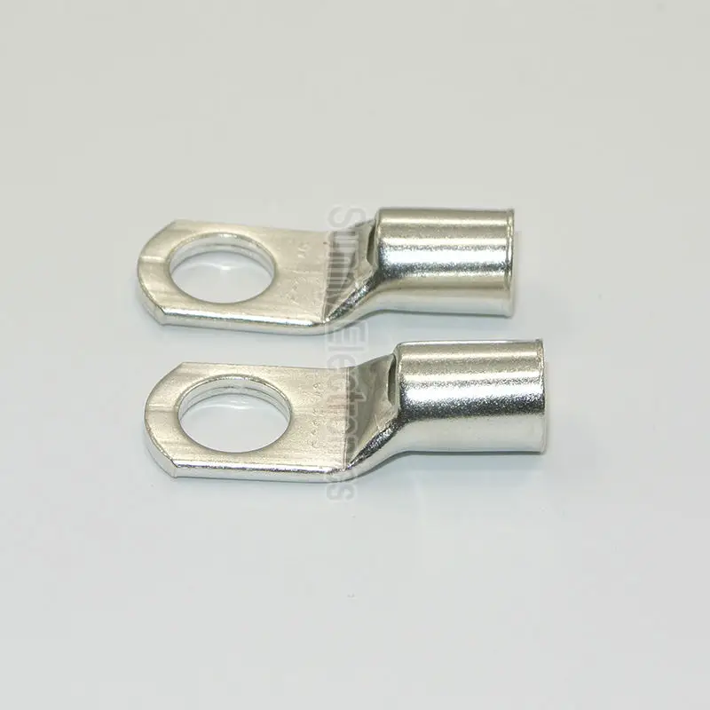 10 adet SC120-12 SC120-14 SC120-16 Bakır Boru Terminalleri Pil Kablo Pabuçları/Kuşgözü Boyutları 120mm2 4/0 AWG