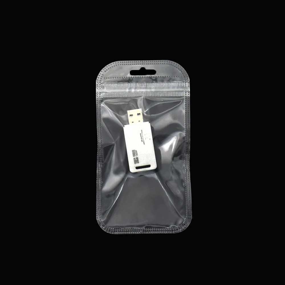 

7.5*14cm Self Seal Zipper Zip Lock Clear Plastic Packing Bags Retail 200pcs/lot Reclosable Poly Bag for Jewelry Electronics Pack