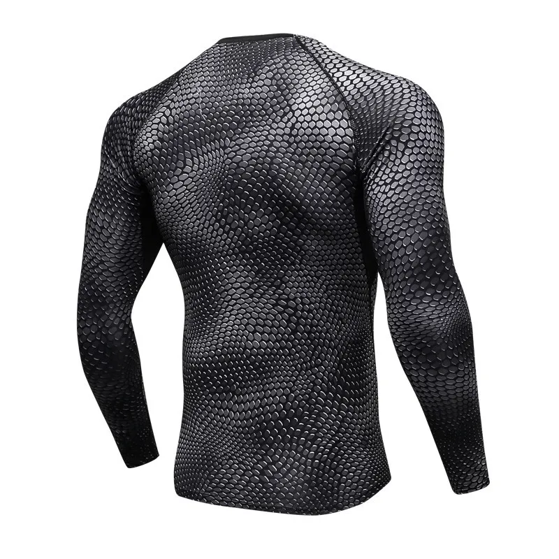 T-shirt thermique à séchage rapide pour homme, pyjama imprimé en 3D, chemise de sport, chemisiers, callogging, bien-être