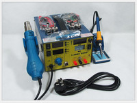 Upgrade saike 909D+ 3 in 1 Hot air gun rework station Soldering station dc power supply 220V or 110V