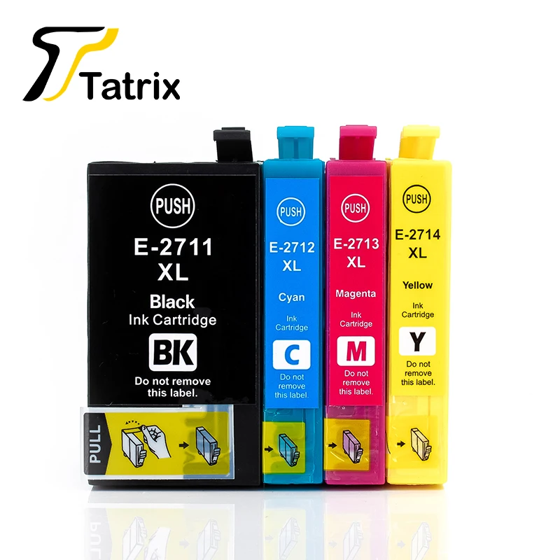 Tatrix For Epson 27xl T2711 T2712 T2713 T2714 Ink Cartridge For Epson WorkForce Pro WF-3620DWF WF-3640DTWF WF-7110DTW WF-7610DWF