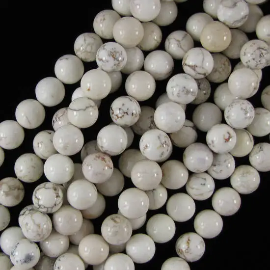 

Promotion!!Natural Magnesite Beads 4mm 6mm 8mm 10mm 12mm Round beads White Howlite Loose Gem Stone Jewelry Beads 15.5"/piece