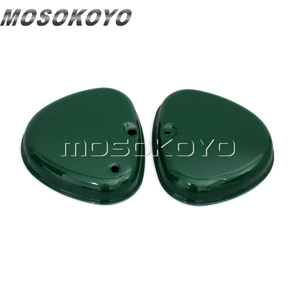 Motorcycle Green Orange Oil Tank Gas Fuel Tank + 2 Side Cover for Simson S50 S51 S70