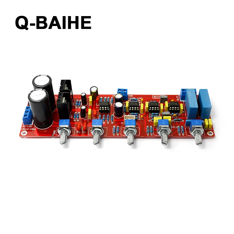 

Q-BAIHE New NE5532 2.1 Tones Pre-board Pre-amplifiers Tones Board