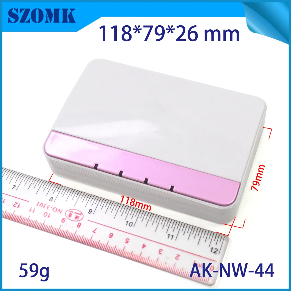 Abs Plastic Wifi Net Working Enclosures Wall Mouting Diy Housing Plastic Electrical Case 110*36 Mm Router Abs Case Design
