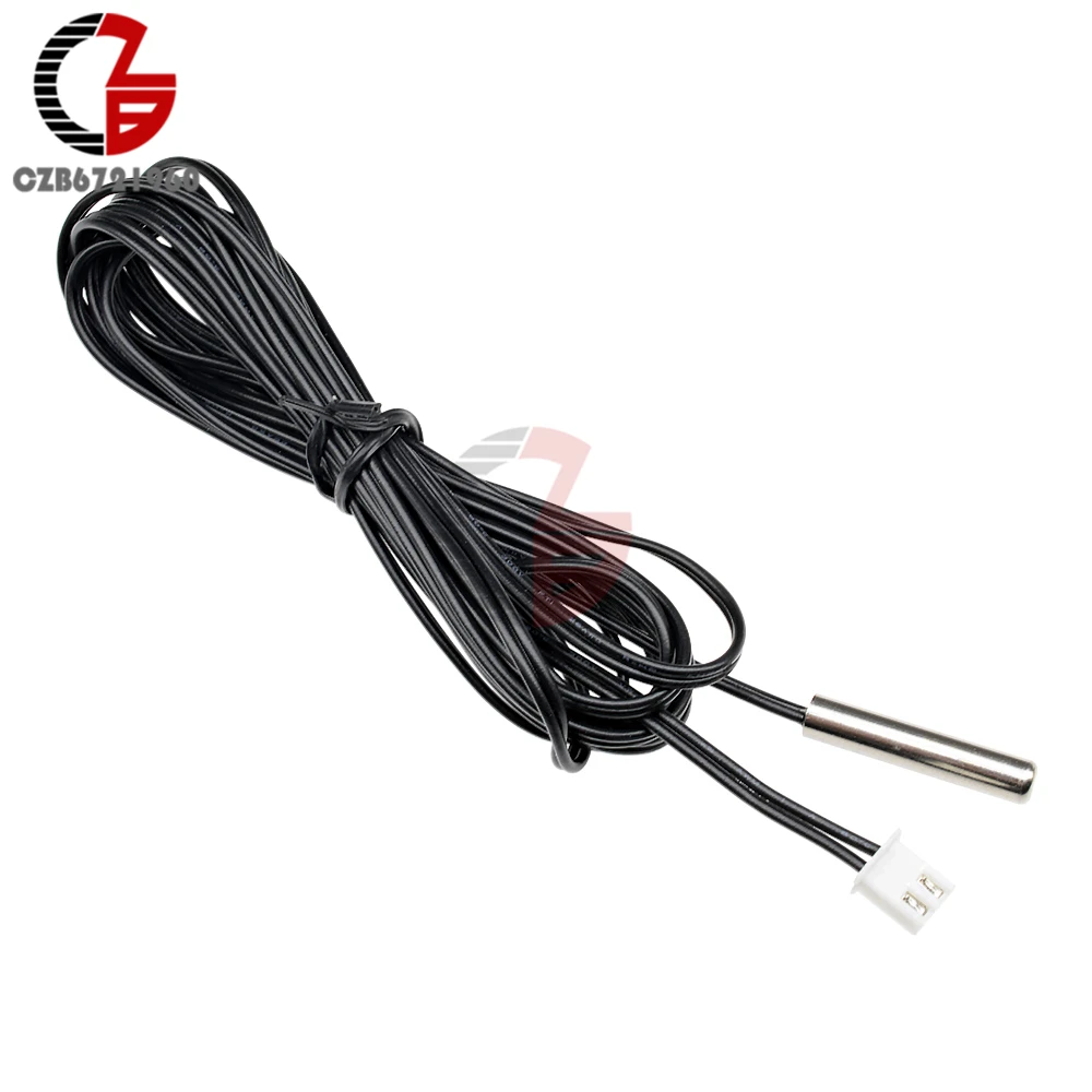 0.5m/1m/2m/2.5m/3m DS18B20 DS18S20 NTC 10K 1% 3950 Waterproof Digital Temperature Sensor Probe NTC Thermistor Thermal Cable