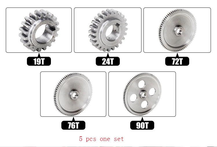 

Free shipping 5pcs one set Simant SIEG: S / N: 10085B lathes and milling machines C1 M1 metal gear mini lathe gears Metal