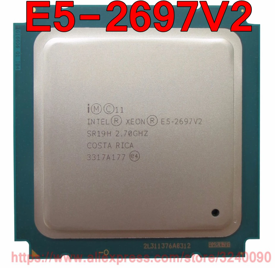 

Intel Xeon CPU E5 2697 V2 Official Version E5-2697V2 12-CORE 2.7GHZ 30MB LGA-2011 Processor E5-2697 V2 CPU E5 2697V2