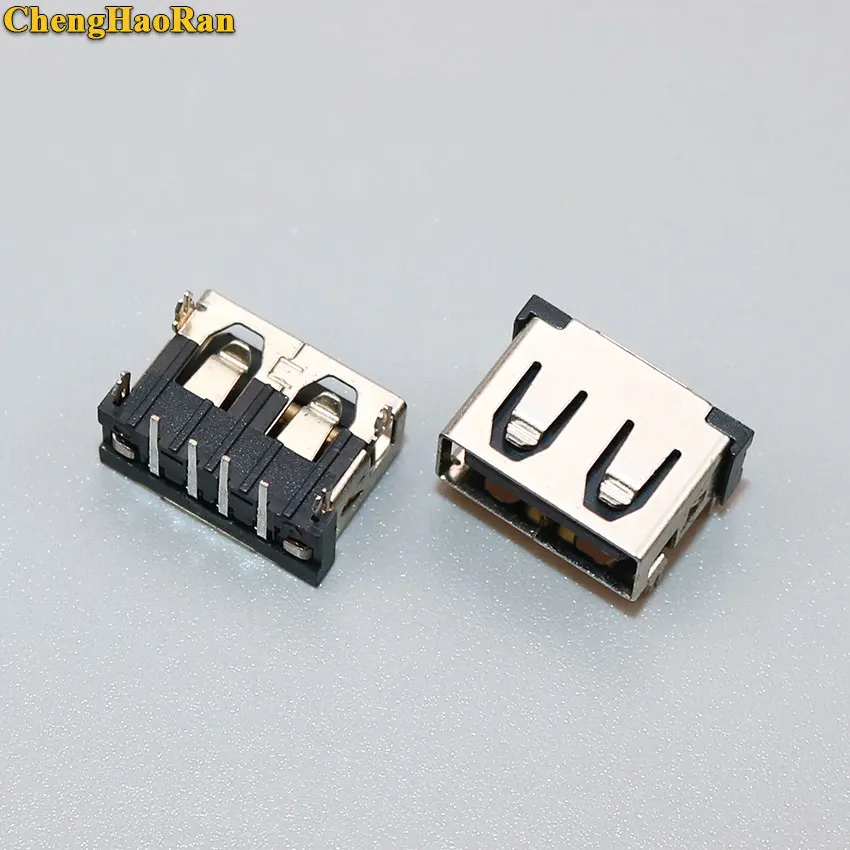 ChengHaoRan 2 PCS New USB 2.0 10mm Jack Socket Port for Lenovo G480 G485 G580 Series on USB DC Boards