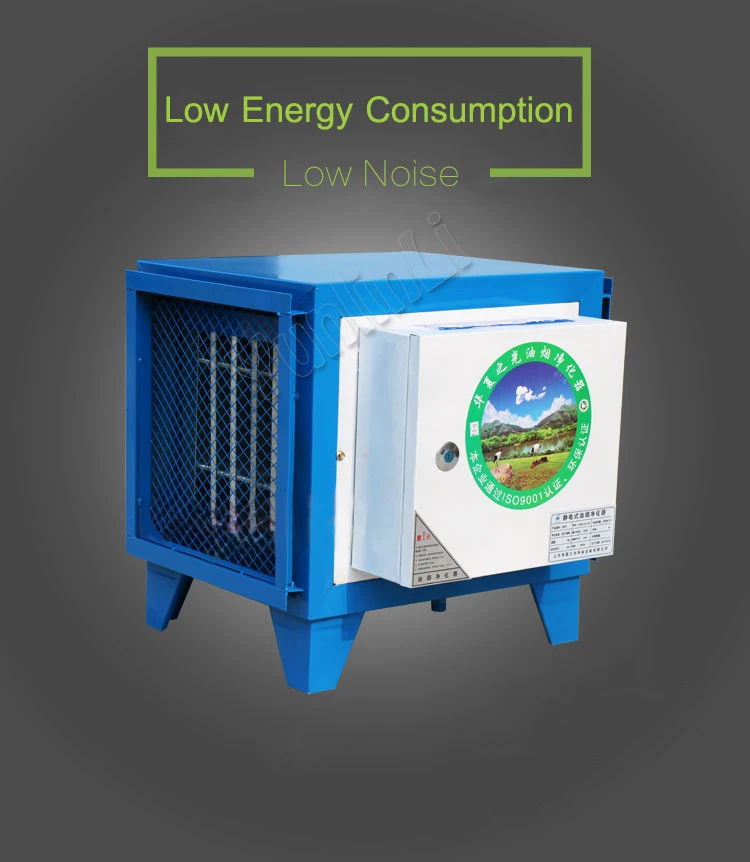 Cucina/Hotel Fumi Purificatore Elettrostatico Olio-Fumo Purificatore D'aria con A Basso Rumore Ad Alta Tasso di Purificazione 4000 Volume di Aria