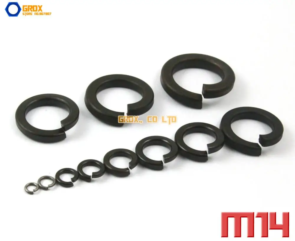

40 Pieces M14 8.8 Grade Alloy Steel Spring Washer Split Lock Washer