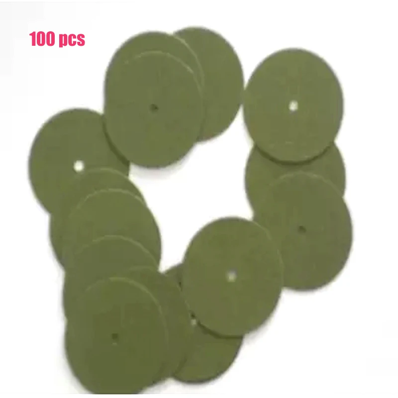 100PCS Dental Lab Ultra Thin Separating Discs Abrasives For Metal Ceramic Crown Cutting Polishing Jewelry Buffing 22X0.25mm