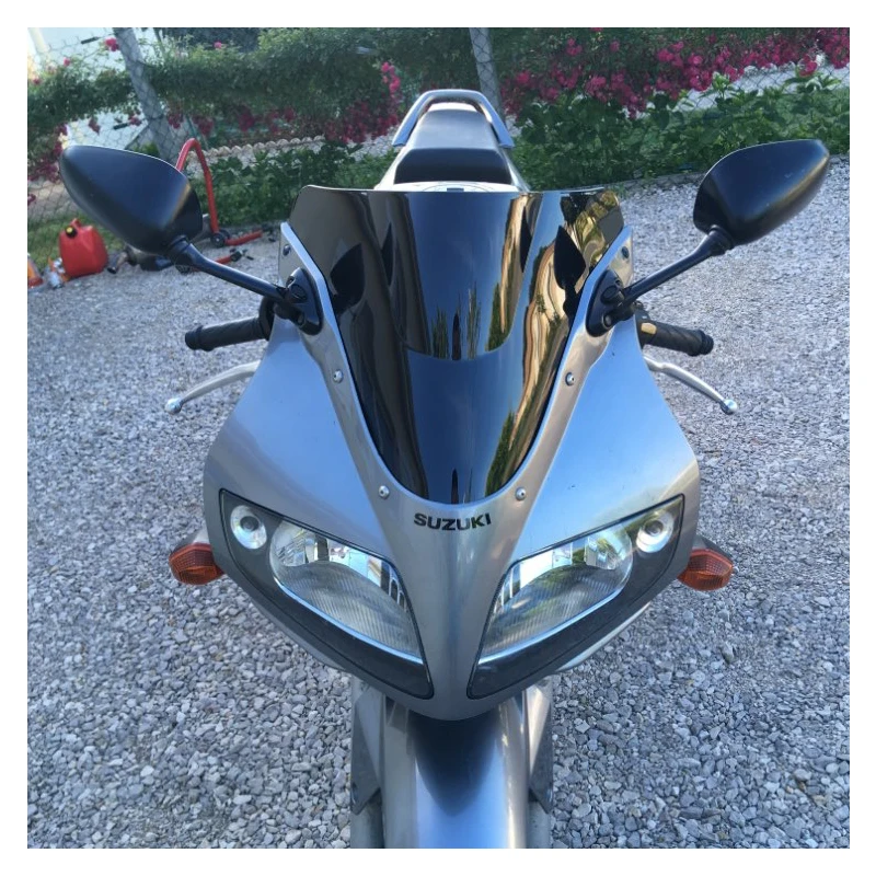 Motorcycle Windshield WindScreen Screen For 2003 - 2008 2011 2012 Suzuki SV650 SV650S SV 650 SV1000 SV1000S 1000 S Black Clear