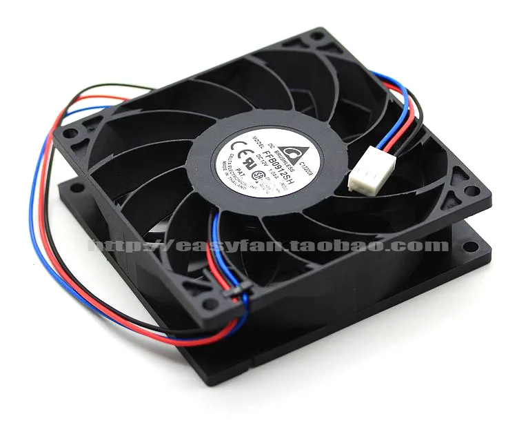 

Delta Electronics FFB0912SH R00 DC 12V 1.04A 92x92x25mm Server Cooling Fan