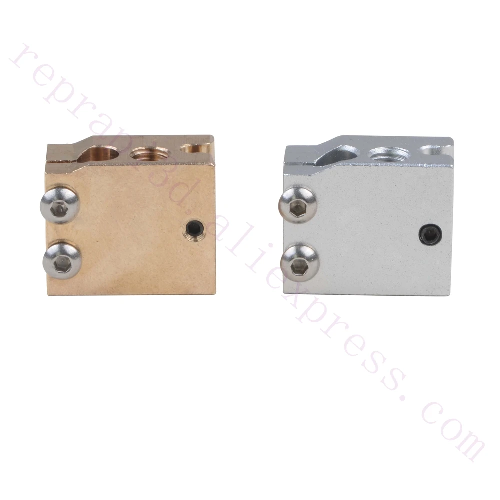 5pcs Volcano Heating Block PT100 Heater Block for m3 High Temperature &K type thermocouple Ultimaker Reprap 3D Printer Extruder