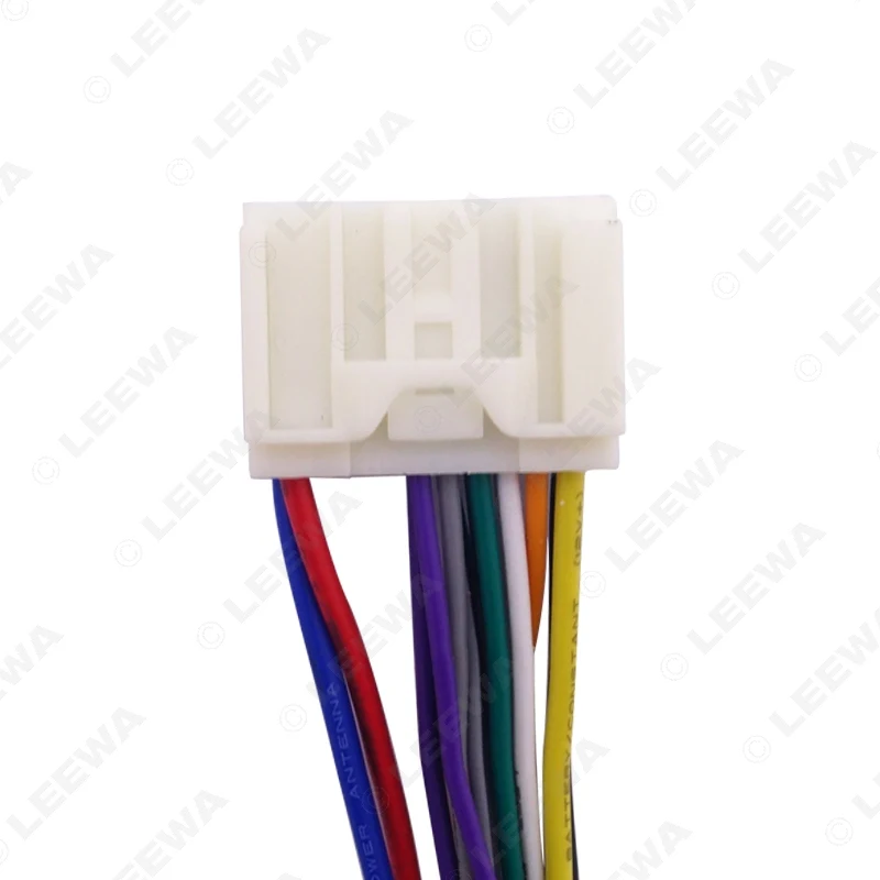 LEEWA Radio samochodowe Audio CD Adapter wiązki przewodów zasilających do Mitsubishi Lancer/Outlander/Mirage Toyota Crown/ Land Cruiser/Prado — zdjęcie 3