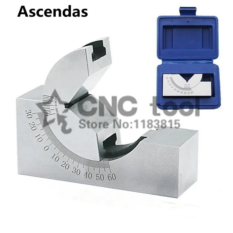 

1 PCS AP-25 Precision 0-60 degree angle plate,Angle block, angle gauge