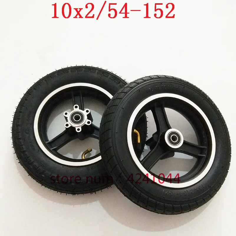 54-152/10x2 tyre 10x2.0tire inner tube with 10\'\'alloy rim hub for Electric balance car,baby stroller 10x2Electric scooter wheel