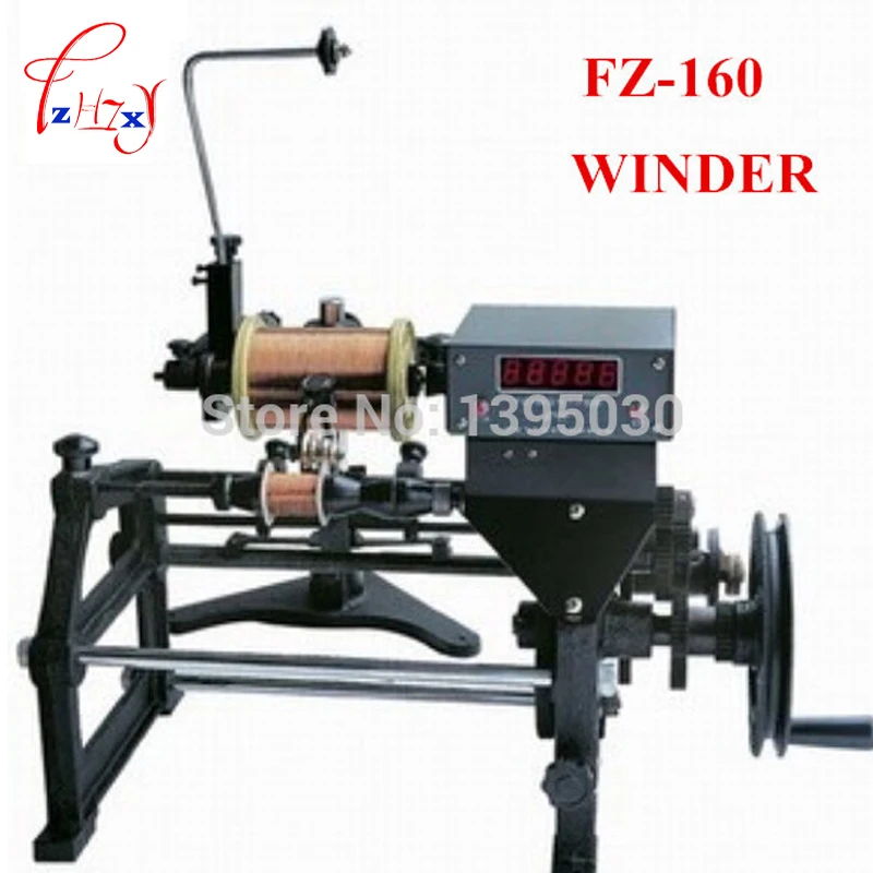 1pc New FZ-160 Manual Automatic Hand Electronic Coils Winding Machine 220V Applicable wire diameter 0.06-0.50mm