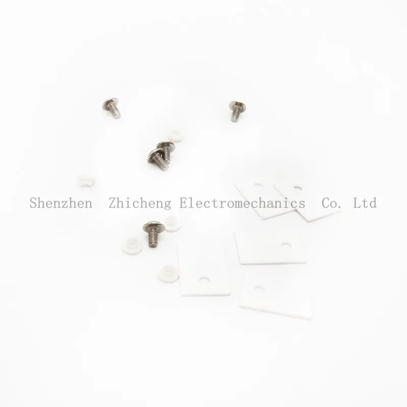 5Pcs TO-220 TO220 1x14x20mm Ceramic Transistor Triac Thyristor Insulator Insulation Protection mica