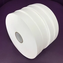 blank white nylon Washing  label fabrics Package barcode printed tape nylon label Bar code printing tape