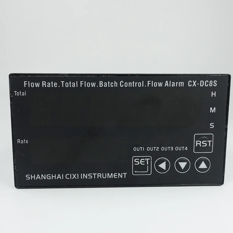 The DC8S Flow Meter Display Instrument Fuel Diesel Flowmeter Sensors Measuring Accessories For Fuel Consumption