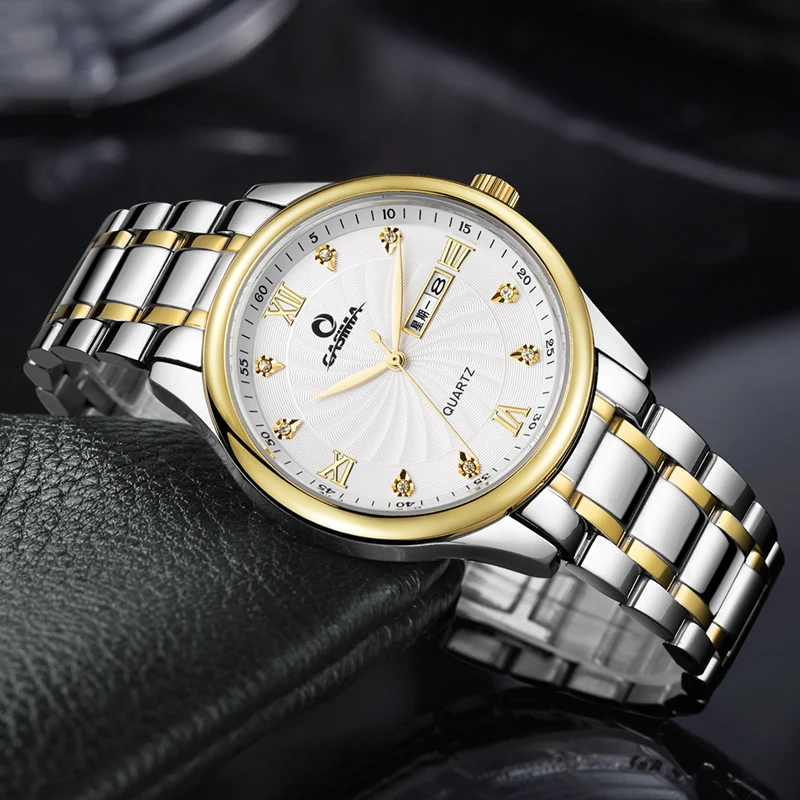 New Arrival Watches Men Fashion Leisure Business  Men's Quartz Wristwatch With Date Waterproof CASIMA # 5117