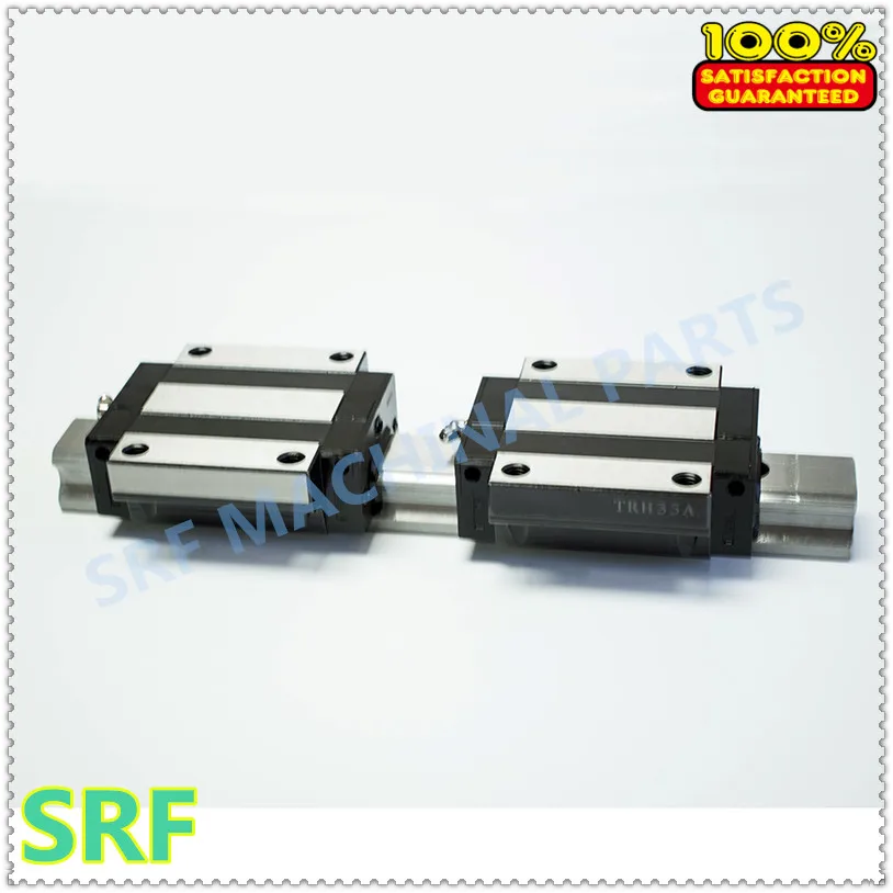 High quality 1pcs Linear guide rail TRH25 L=1200mm Linear rail with 2pcs TRH25A Flange slide blocks for CNC part