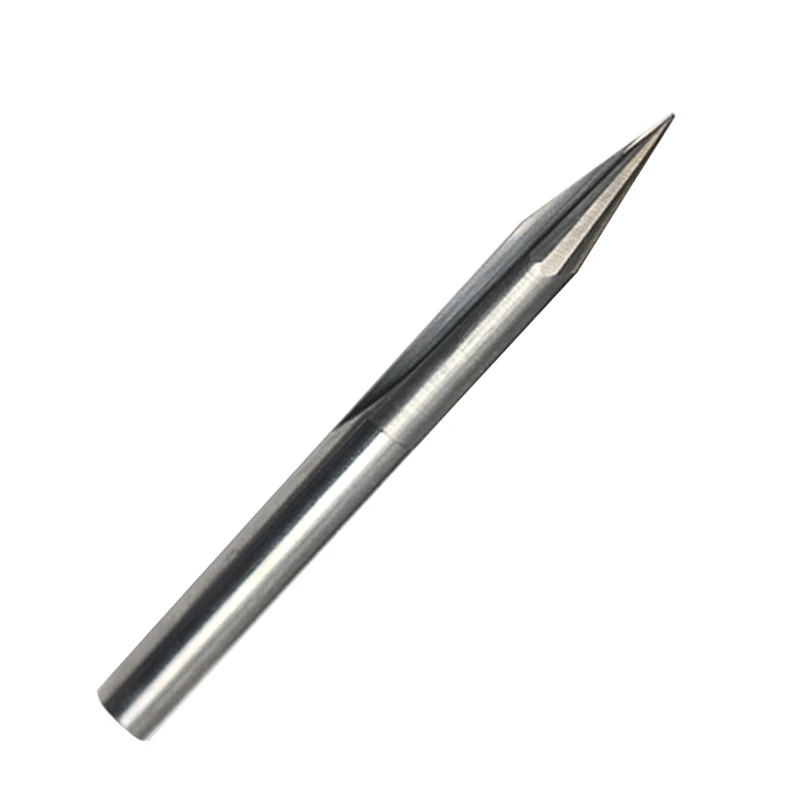 

1pc 6mm SHK 2 Flutes Straight V Engraving Bits Straight V Milling Cutters Two Flutes Straight V Tools for MDF Acrylic