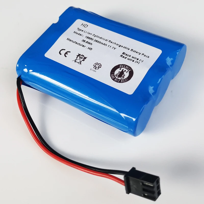 11.1V Rechargeable Li-Ion battery pack 2600mah 12V lithium ion cell for Puppy V-M611A V-M611 M611 vacuum cleaner robot mopping
