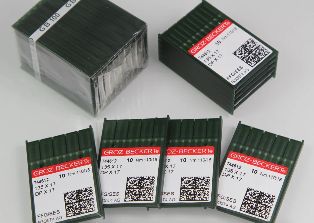 100 pcs Genuine Groz-Beckert Sewing Needles 135x17 DPX17 DP X 17