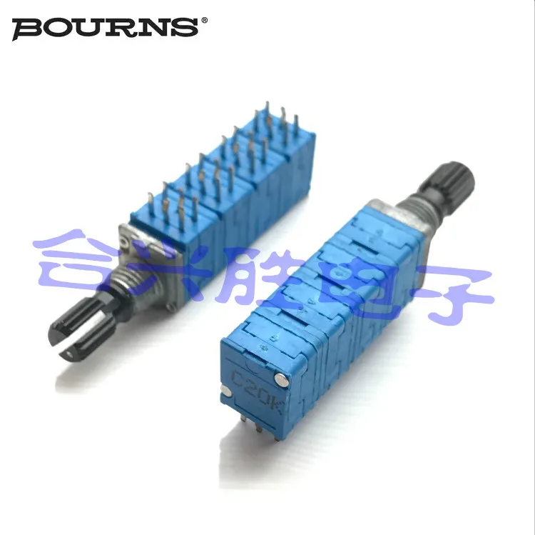 US BOURNS original PTD908 precision potentiometer Octal C20K*8 multi-channel potentiometer shaft length 15MM switch