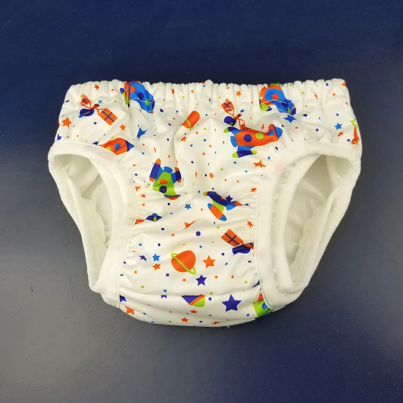 Pañales de baño de doble capa a prueba de fugas para bebé, piscina de niño pequeño, impermeable, pantalones de baño de cintura ajustable, pañal de