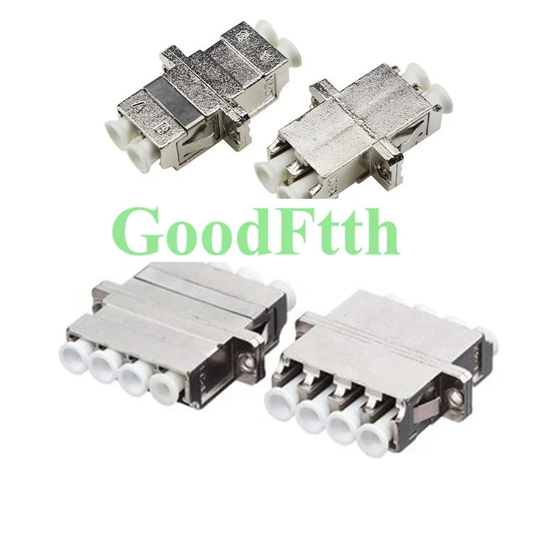 

Fiber Adapter Adaptor Coupler LC-LC Metal Housing Zirconia Ceramic Sleeve GoodFtth 100pcs/lot