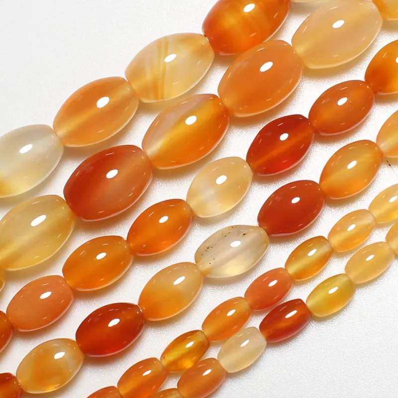 Natural Red Carnelian Round Beads 4x6/6x9/8x12mm 15inch per strand ,For DIY Jewelry Making !