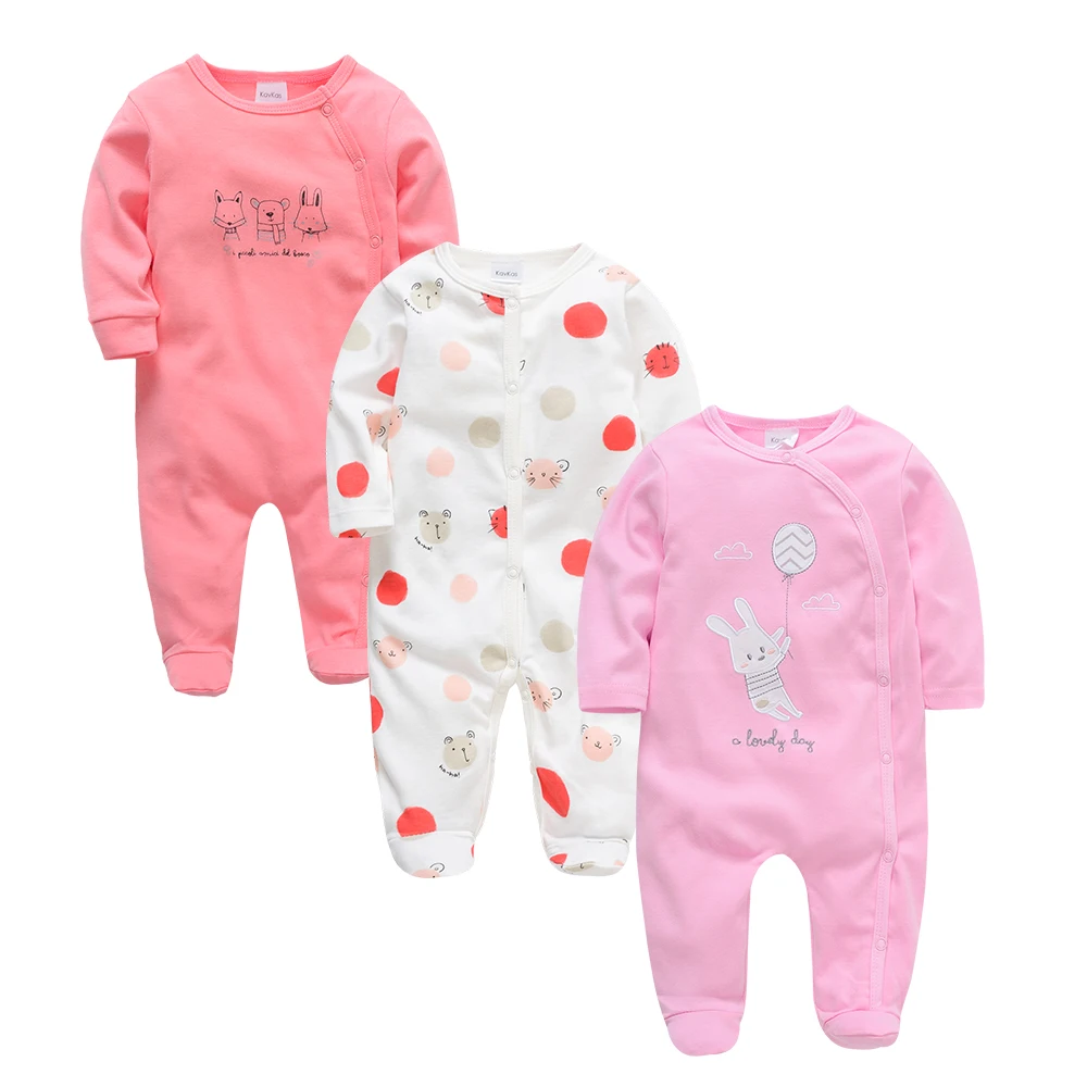 

Kavkas Newborn Baby Girl Clothes Roupa De Bebes Full Sleeve Recien Nacidoneonato Autumn Winter Baby Footies For Boy