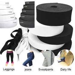 1Meter 15/20/25/30/35/38/50/60MM White/black Flat Elastic Band Belt Trim Sewing/Ribbon DIY Webbing Garment Sewing Accessories