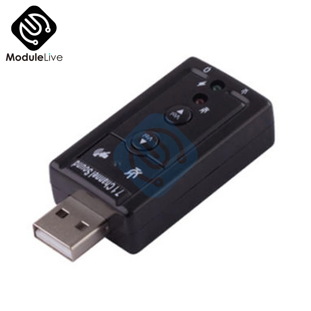 

1PCS Advanced Tablets New Mini USB 2.0 3D Virtual 12Mbps External 7.1 Channel Audio Sound Card Adapter