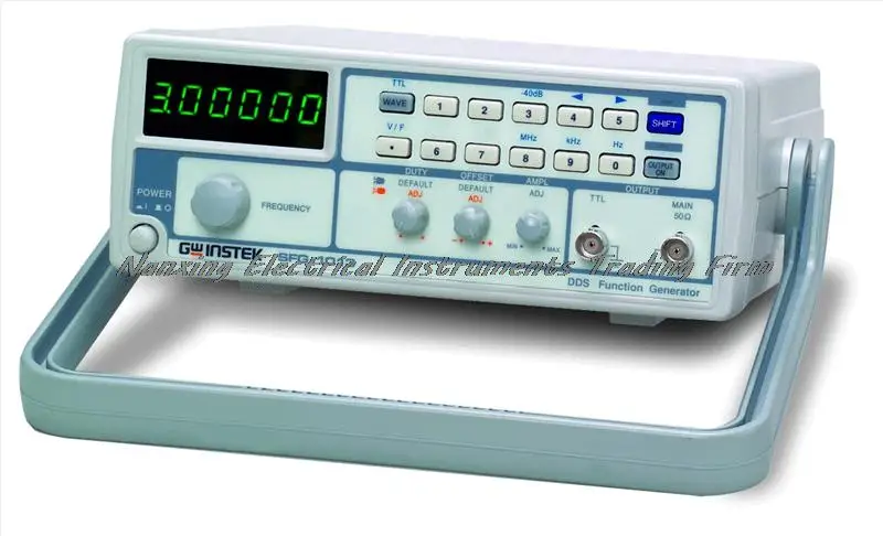 Generador de funciones Gwinstek SFG-1003, 3MHz, DDS, llegada rápida