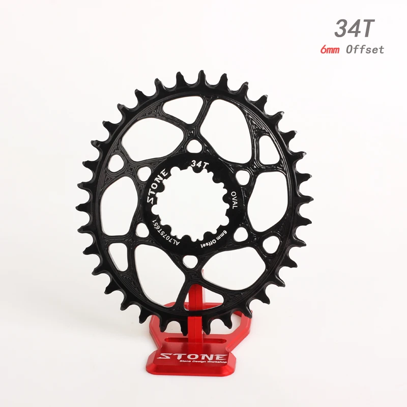 

6mm offse tOval Chainring for GXP xx1 Eagle GX X01 X0 X9 S ram 1x System Crank Narrow Wide