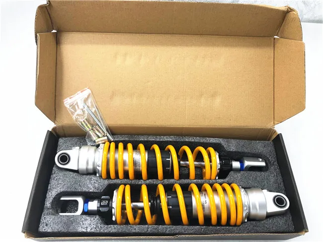 RFY 2piece 345MM 350MM Spring 8MM MOTORCYCLE SHOCK ABSORBERS FOR Honda/Yamaha/Suzuki/Kawasaki/Dirt bikes/ ATV yellow